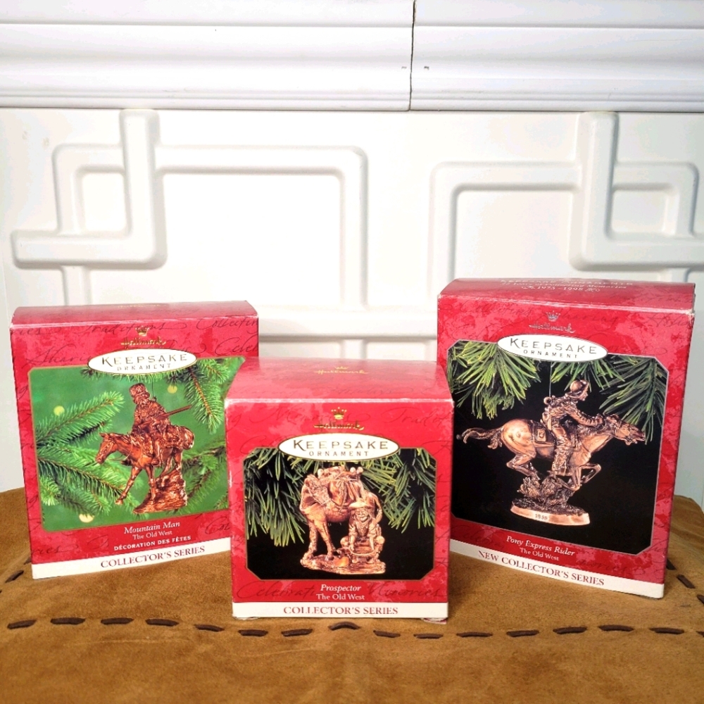 3 Hallmark Collector's series ornaments